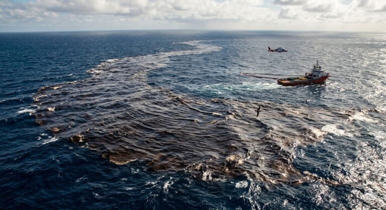 Vigilancia satelital revela la verdad sobre el derrame en el golfo de México