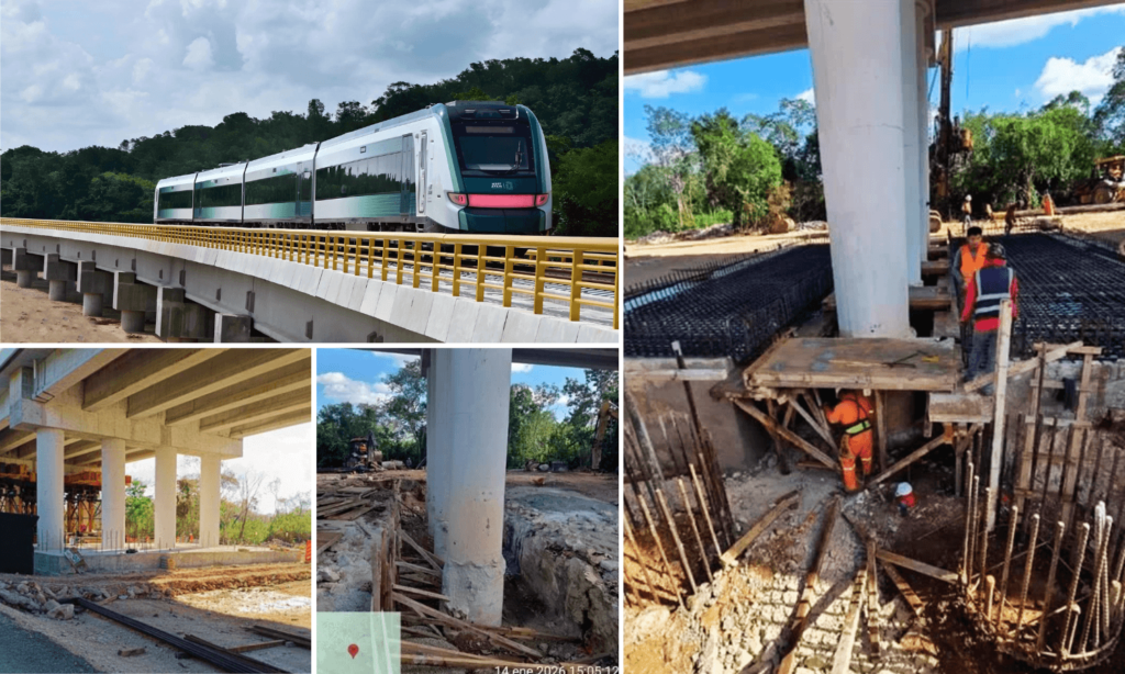 Auditoría técnica urgente garantiza estabilidad estructural en el Tramo 5 del Tren Maya