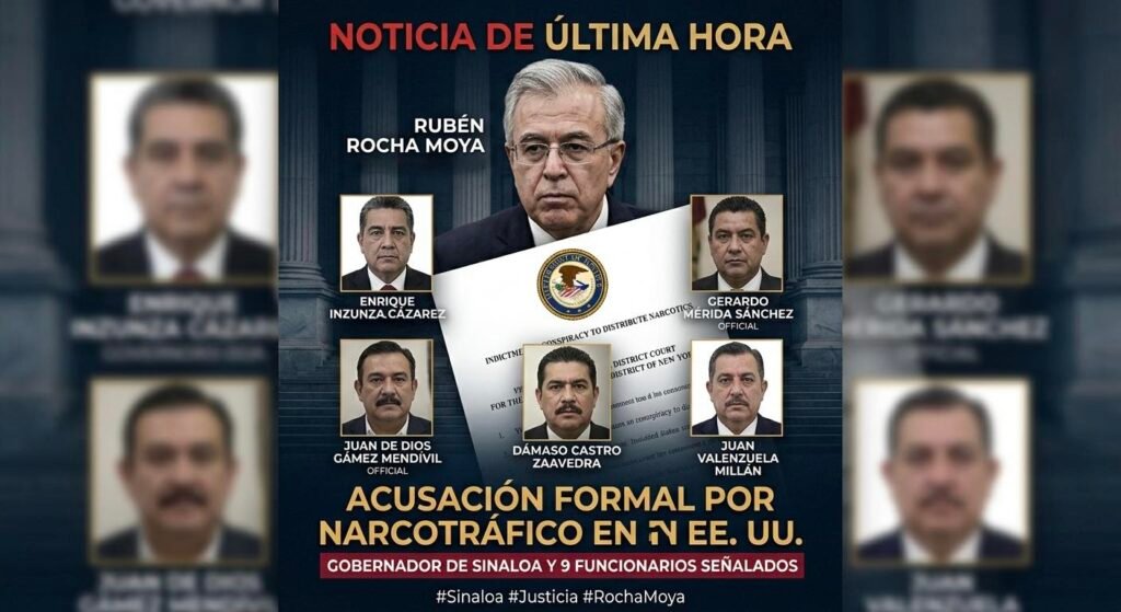 La nómina del fentanilo: el Estado sinaloense bajo proceso criminal en Nueva York