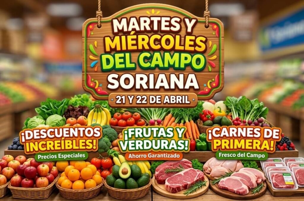Martes y Miércoles del Campo Soriana: El equilibrio táctico entre básicos y proteínas (21 y 22 de abril)