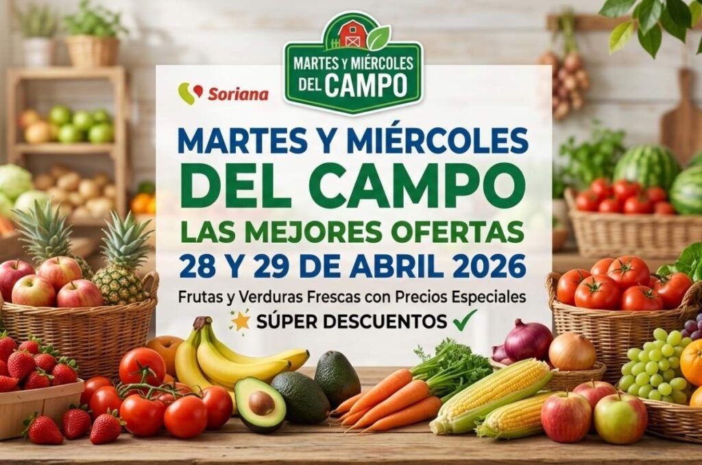 Soriana Martes y Miércoles del Campo: El costo real de la canasta básica en abril 2026