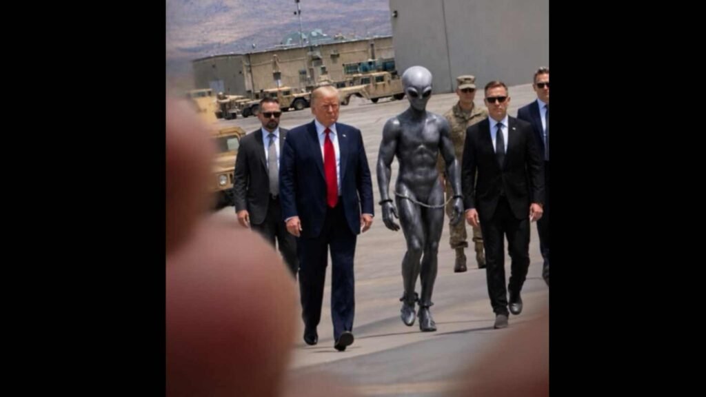 Trump amplifica el misterio OVNI usando IA en su estrategia digital