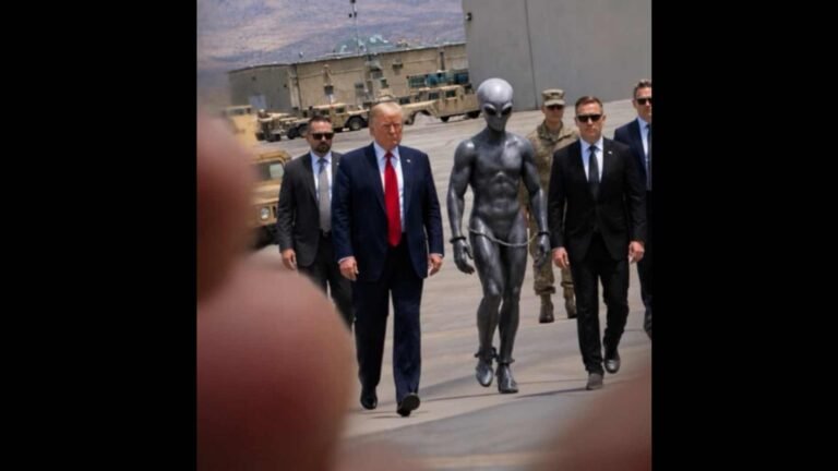 Trump amplifica el misterio OVNI usando IA en su estrategia digital