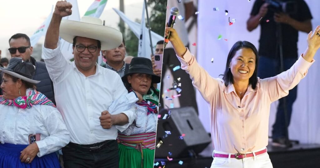 Perú sella balotaje presidencial: Fujimori y Sánchez definen futuro