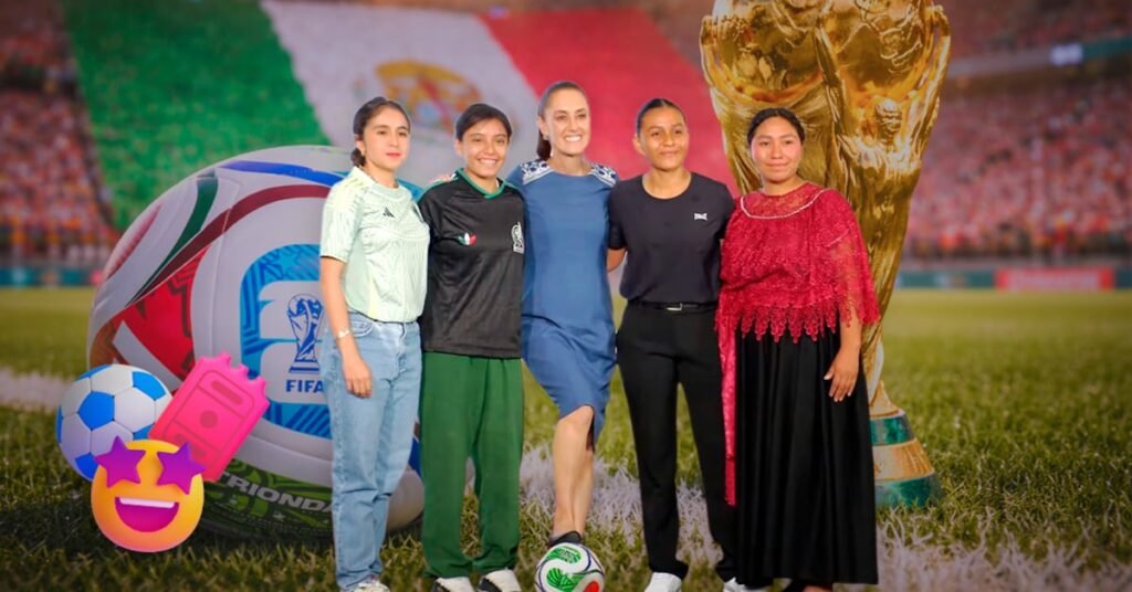Sheinbaum y Brugada orquestan un palco simbólico al Mundial 2026