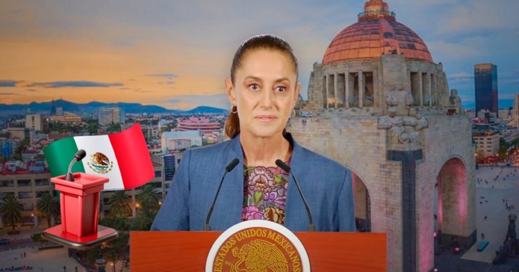 Sheinbaum proyecta su informe de la Cuarta Transformación nacional