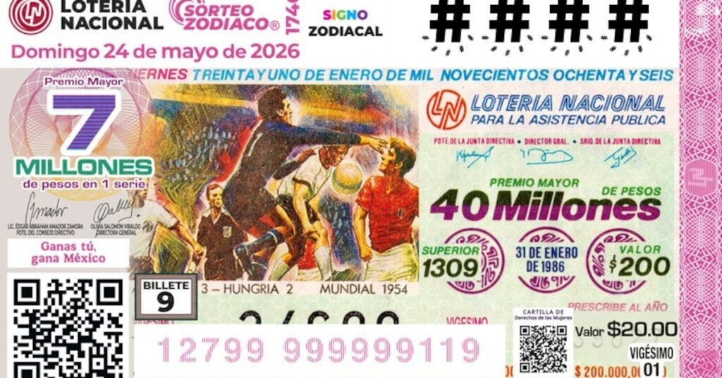 Lotería Nacional y Panini reviven hitos del fútbol mundial en nuevos cachitos