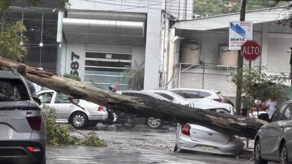 Colapso vial y daños: tormentas revelan vulnerabilidad en el Valle de México