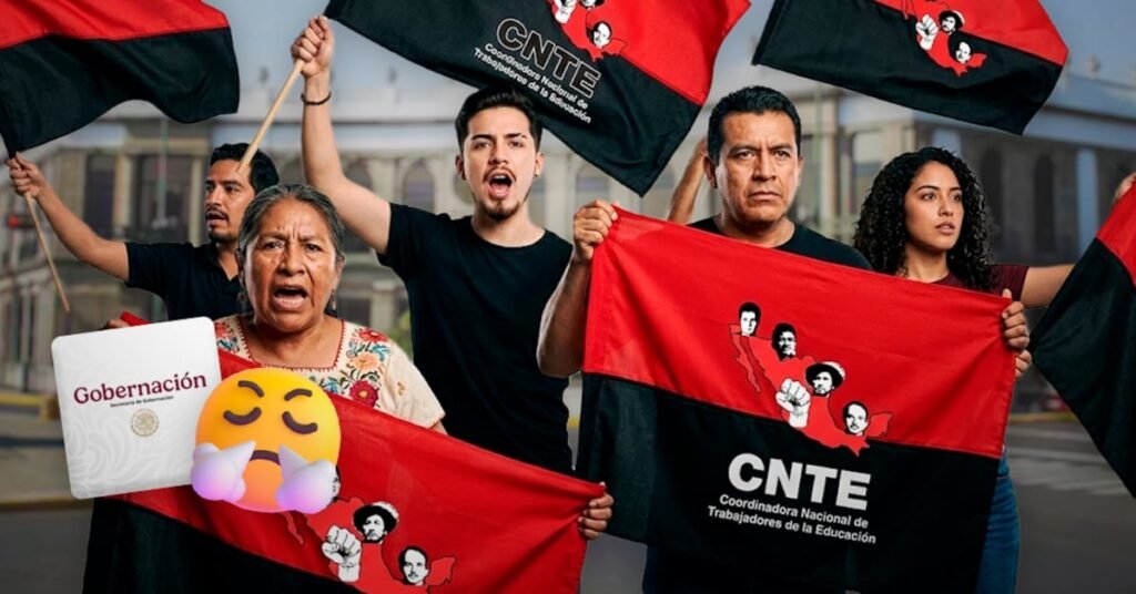 Protestas del CNTE: El gobierno niega la provocación, pero expone el pulso docente