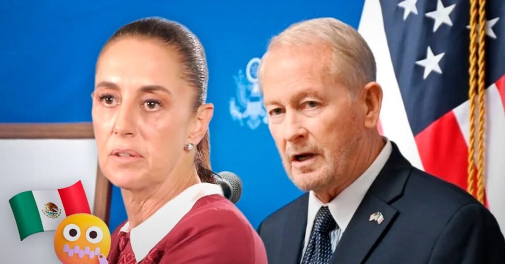 Sheinbaum reta a embajador de EE. UU. por injerencia en seguridad nacional