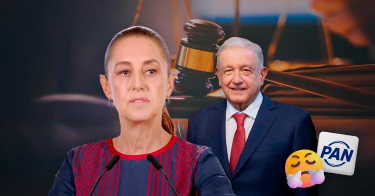 Sheinbaum desestima denuncia del PAN a AMLO por lesa humanidad