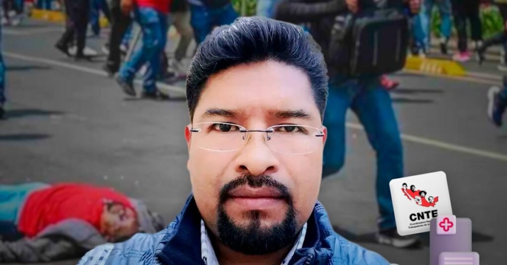 La bala de goma que cegó a un maestro de la CNTE y activa una investigación